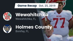 Recap: Wewahitchka  vs. Holmes County  2019