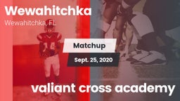 Matchup: Wewahitchka vs. valiant cross academy 2020