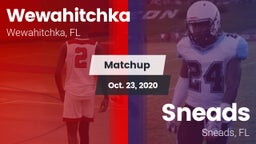 Matchup: Wewahitchka vs. Sneads  2020