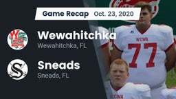 Recap: Wewahitchka  vs. Sneads  2020