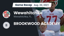Recap: Wewahitchka  vs. BROOKWOOD ACADEMY 2021