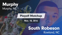 Matchup: Murphy vs. South Robeson  2016