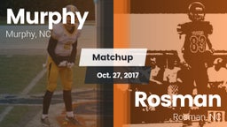 Matchup: Murphy vs. Rosman  2017