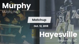 Matchup: Murphy vs. Hayesville 2018