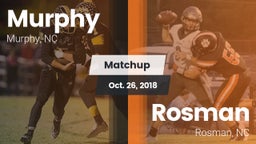 Matchup: Murphy vs. Rosman  2018