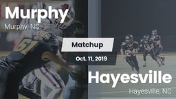 Matchup: Murphy vs. Hayesville 2019