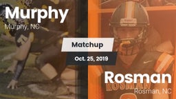 Matchup: Murphy vs. Rosman  2019