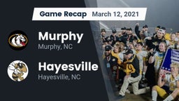 Recap: Murphy  vs. Hayesville 2021