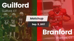 Matchup: Guilford vs. Branford  2017