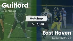 Matchup: Guilford vs. East Haven  2017