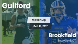 Matchup: Guilford vs. Brookfield  2017