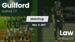 Matchup: Guilford vs. Law  2017