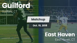 Matchup: Guilford vs. East Haven  2018