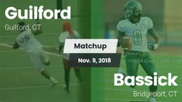 Matchup: Guilford vs. Bassick  2018