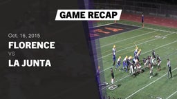 Recap: Florence  vs. La Junta  2015