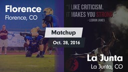Matchup: Florence vs. La Junta  2016