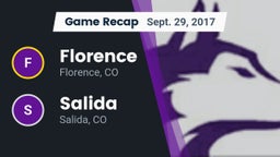 Recap: Florence  vs. Salida  2017