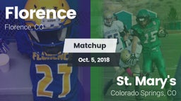 Matchup: Florence vs. St. Mary's  2018