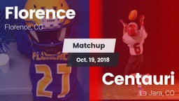 Matchup: Florence vs. Centauri  2018