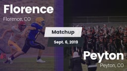 Matchup: Florence vs. Peyton  2019