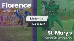 Matchup: Florence vs. St. Mary's  2019