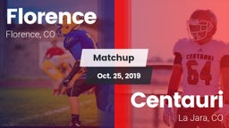 Matchup: Florence vs. Centauri  2019