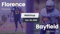 Matchup: Florence vs. Bayfield  2020