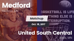 Matchup: Medford vs. United South Central  2017