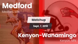 Matchup: Medford vs. Kenyon-Wanamingo  2018