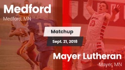 Matchup: Medford vs. Mayer Lutheran  2018