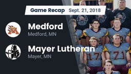 Recap: Medford  vs. Mayer Lutheran  2018