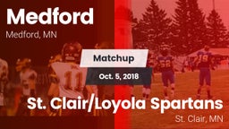 Matchup: Medford vs. St. Clair/Loyola Spartans 2018