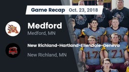 Recap: Medford  vs. New Richland-Hartland-Ellendale-Geneva  2018