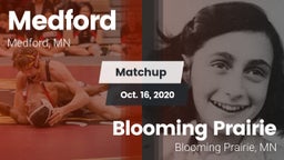 Matchup: Medford vs. Blooming Prairie  2020