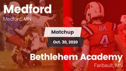 Matchup: Medford vs. Bethlehem Academy  2020