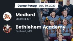 Recap: Medford  vs. Bethlehem Academy  2020