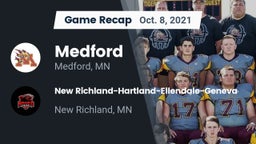 Recap: Medford  vs. New Richland-Hartland-Ellendale-Geneva  2021