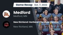 Recap: Medford  vs. New Richland-Hartland-Ellendale-Geneva  2022