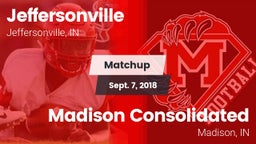 Matchup: Jeffersonville vs. Madison Consolidated  2018