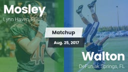 Matchup: Mosley vs. Walton  2017