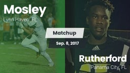 Matchup: Mosley vs. Rutherford  2017