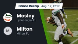 Recap: Mosley  vs. Milton  2017