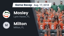 Recap: Mosley  vs. Milton  2018