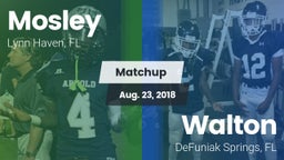 Matchup: Mosley vs. Walton  2018