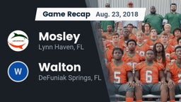Recap: Mosley  vs. Walton  2018