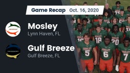 Recap: Mosley  vs. Gulf Breeze  2020