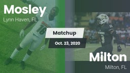 Matchup: Mosley vs. Milton  2020