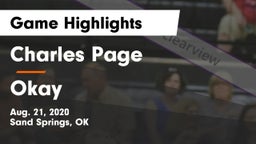 Charles Page  vs Okay Game Highlights - Aug. 21, 2020