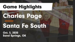 Charles Page  vs Santa Fe South  Game Highlights - Oct. 3, 2020