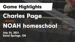Charles Page  vs NOAH homeschool Game Highlights - July 24, 2021